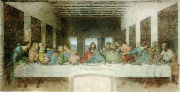 Leonardo_da_Vinci_(1452-1519)_-_The_Last_Supper_(1495-1498) - top 10 beroemdste schilderijen