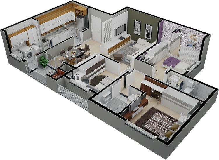 Denah rumah minimalis