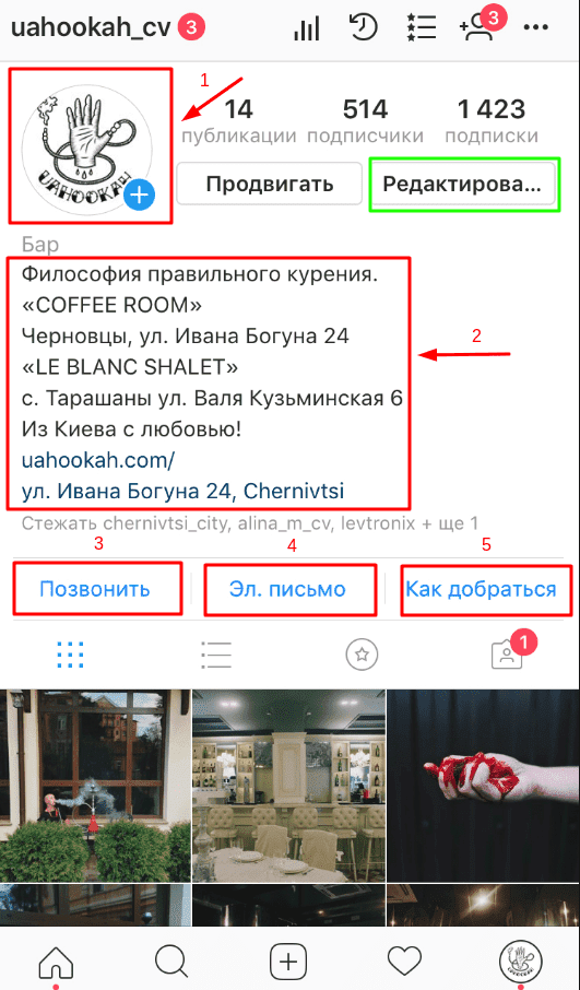 Instagram-Profil 