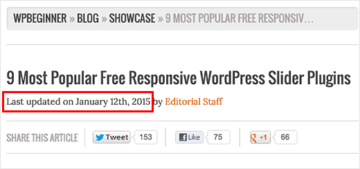 Semeando data da última atualização no WordPress