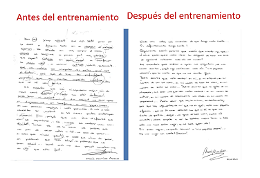 Ejemplo de coaching neurocaligráfico del Dr. Valls. Miedo a las matemáticas.