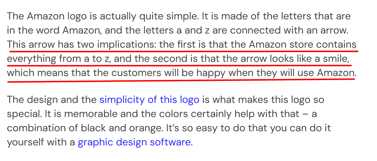 about Amazon logo