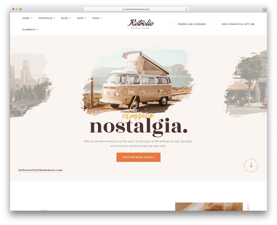 tema de wordpress retrolie vintage