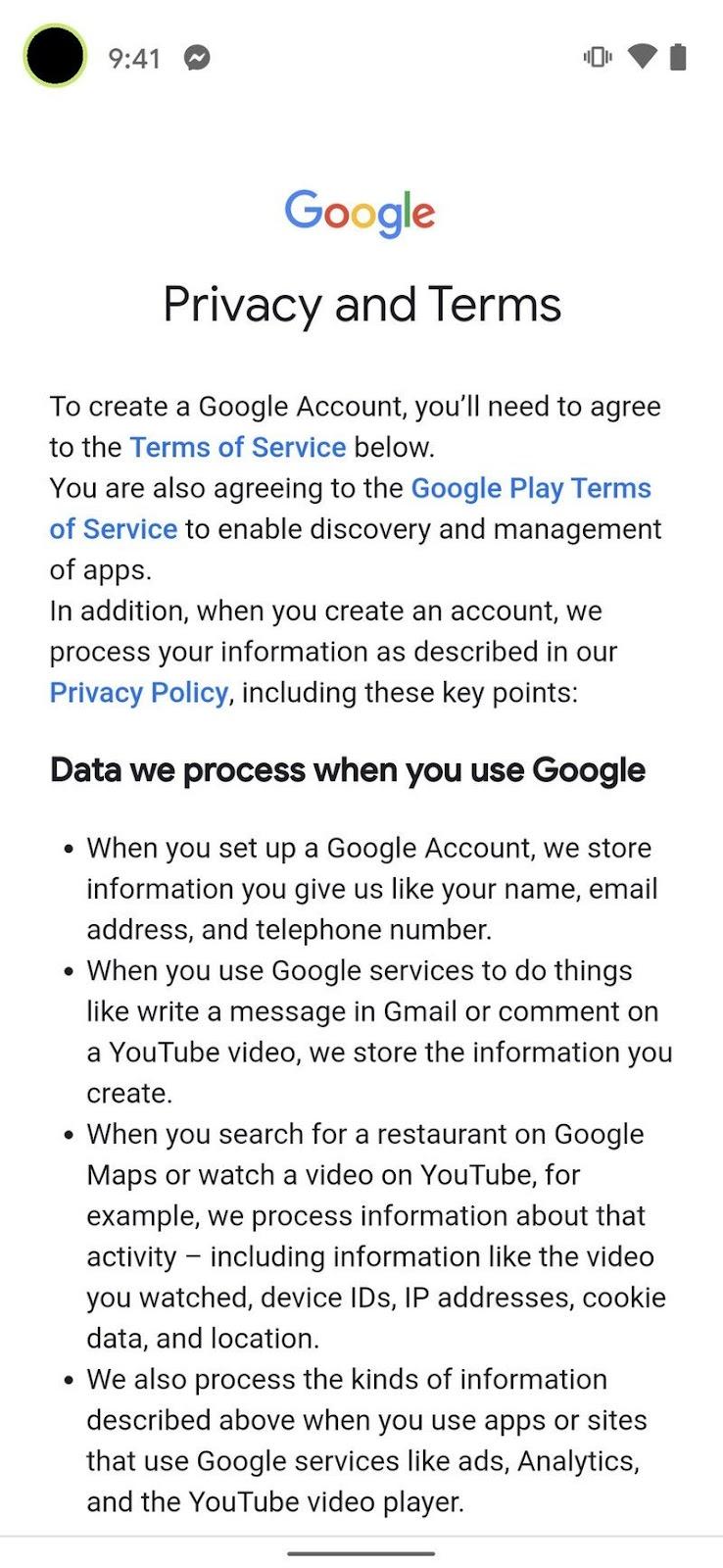 Set Up New Google Account Mobile Step 114
