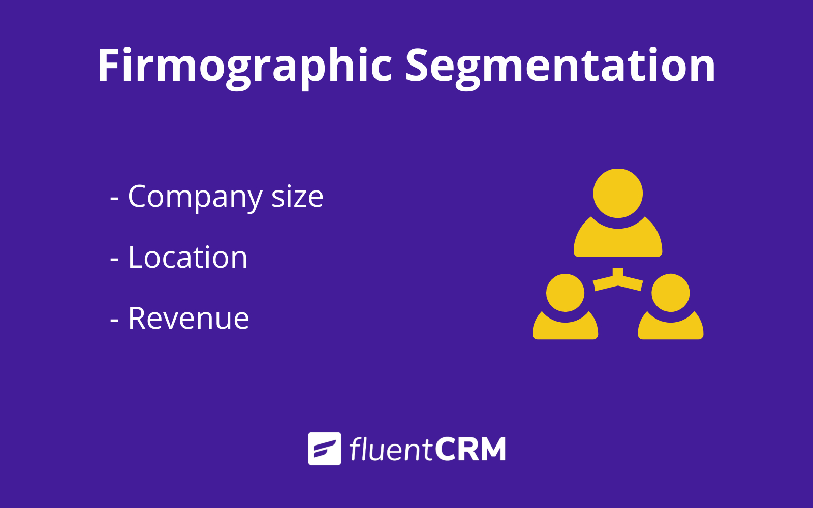 Types of segmentation in marketing: Firmographic segmentation 