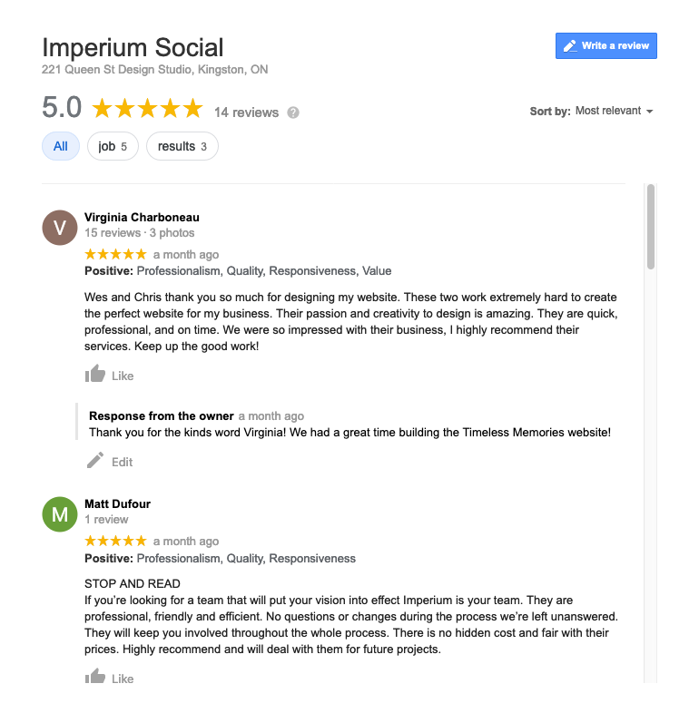 Reviews Imperium Social