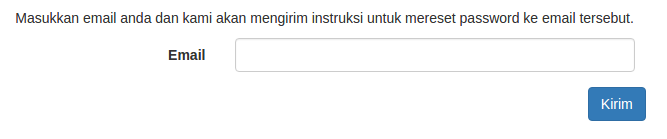 Gambar 2.2. Halaman Forgot Password
