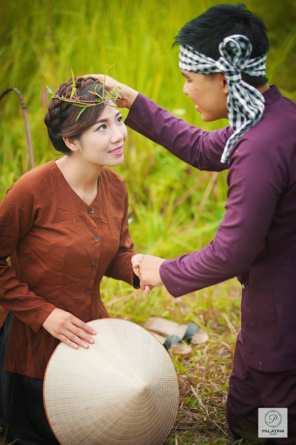 chụp ảnh cưới phong cách làng quê ở palatino studio
