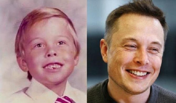 Elon Musk in der Kindheit