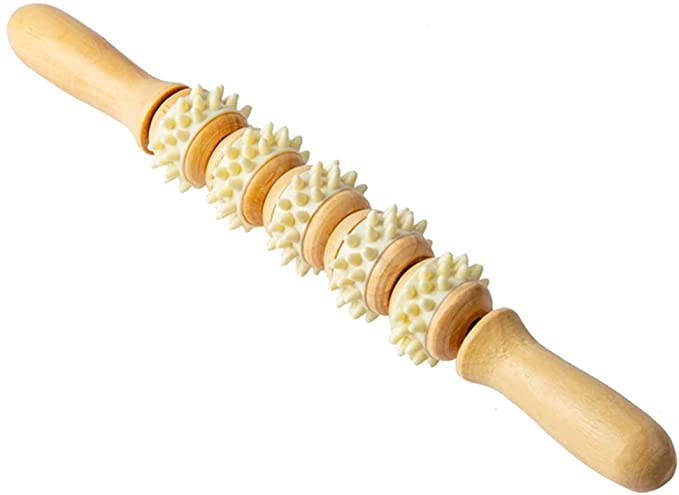 Wood Therapy Massage Tools, Anti Cellulite Roller Tool Stick, Lymphatic Drainage, Maderoterapia Colombiana, Wooden Handheld Muscle Release Massager