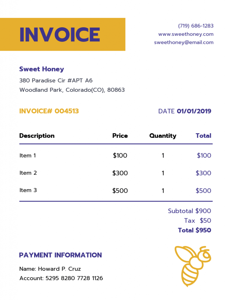 invoice