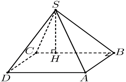 Cho hình chóp (S.ABCD) có đáy (ABCD) là hình vuông cạnh bằng (asqrt 3 ,) tam giác (SBC) vuông tại (S) và nằm trong mặt phẳng vuông góc với đáy, đường thẳng (SD) tạo với mặt phẳng (left( {SBC} right)) một góc</p> <p>(60^circ ,). Thể tích của khối chóp đã cho bằng</p> 1