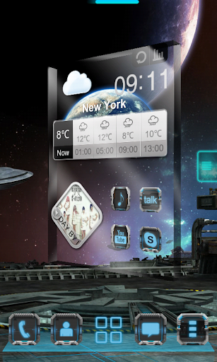 Download Robotech Next Launcher Theme apk