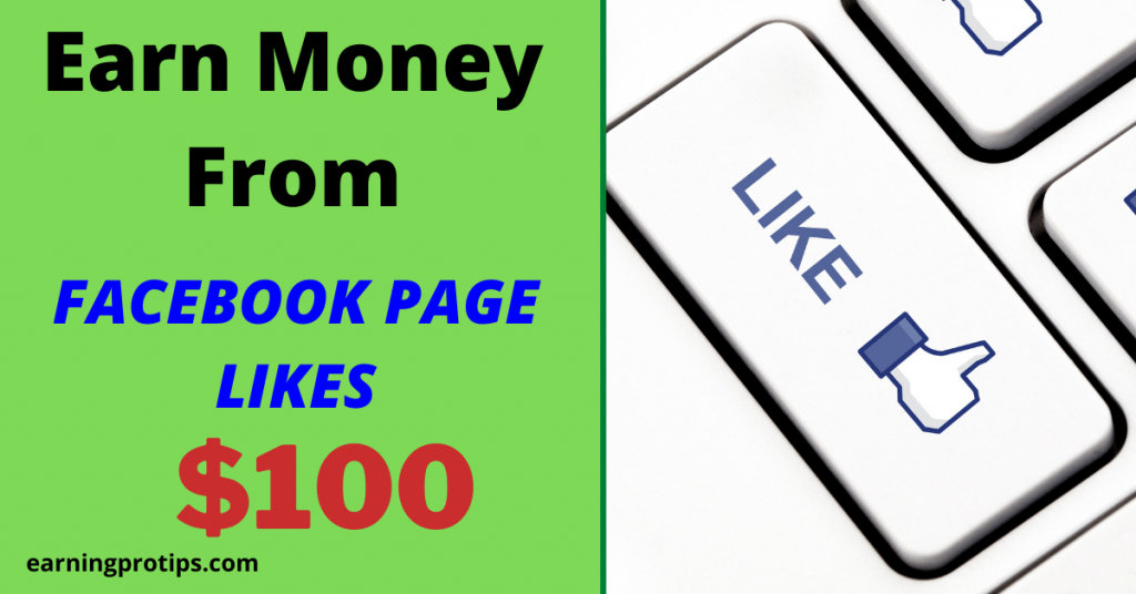 earn from Facebook page likes 