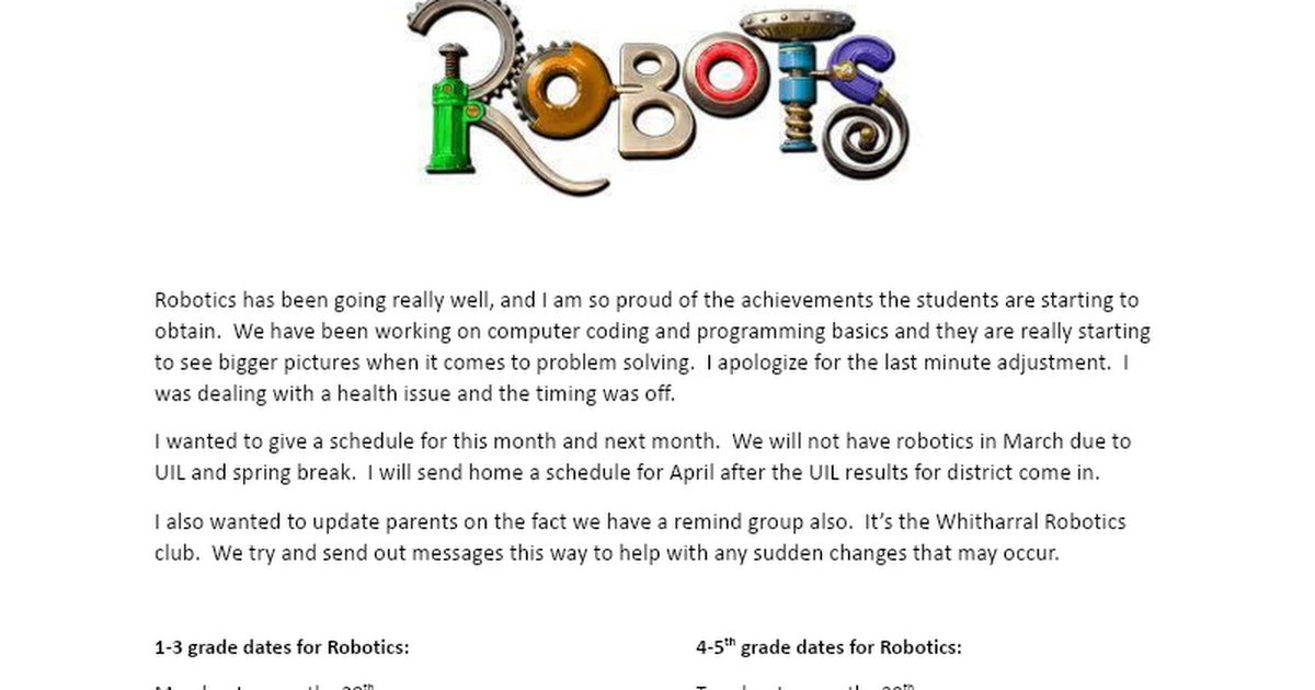 Robotics Spring Schedule.docx