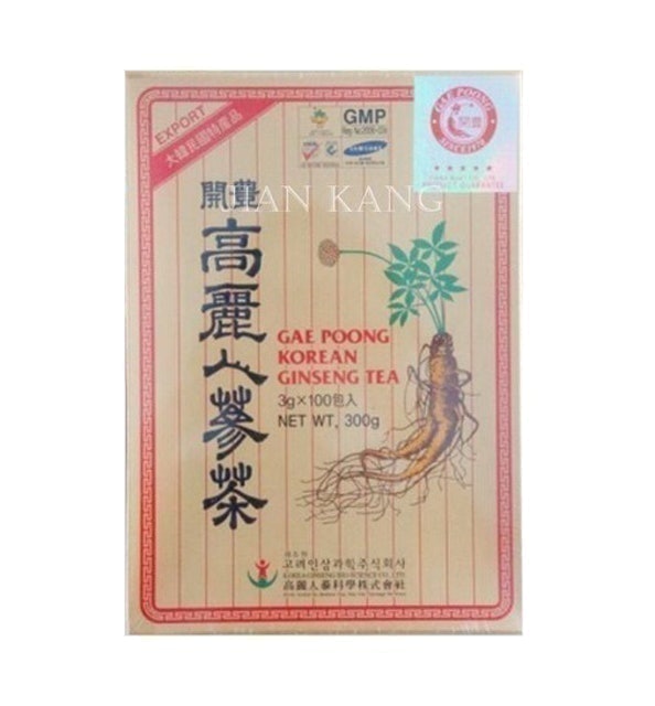 2. โสมเกาหลี Gae Poong Korean Ginseng Tea