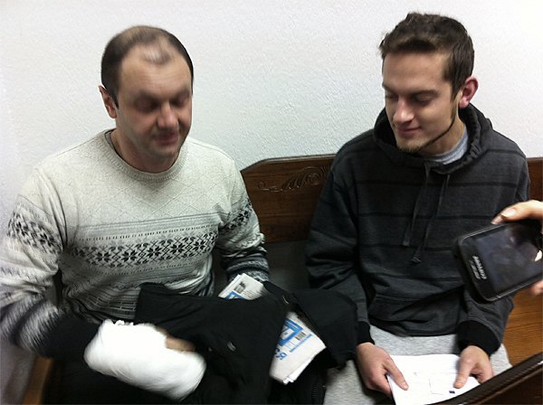 Геннадий Черевко и Николай Лазаревский в суде
