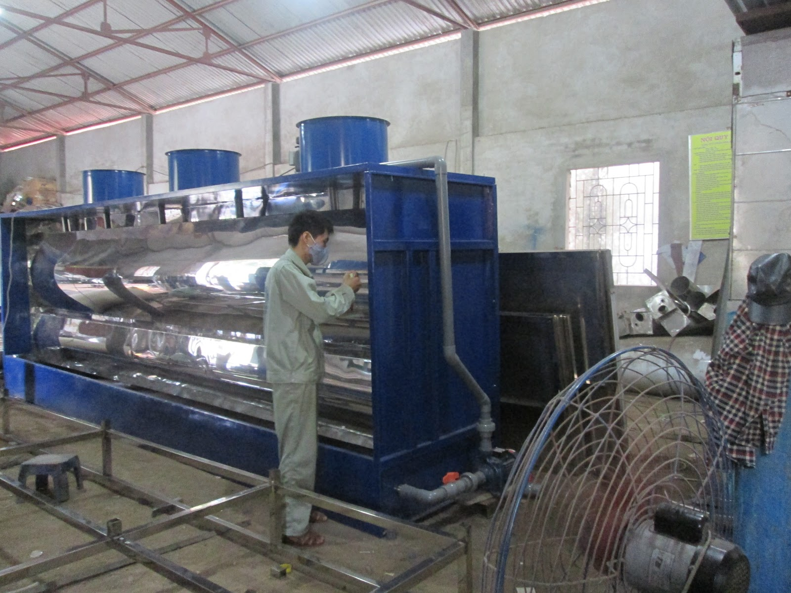 Phòng chống bụi trong sản xuất bằng cách xây dựng hệ thống HVAC 