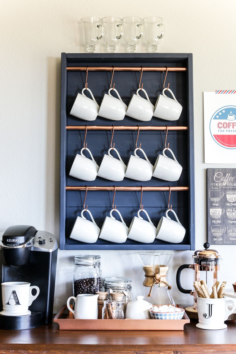 7 DIY Coffee Bar Ideas For Your Home