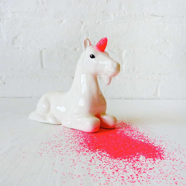 Neon Unicorn Glitter Dispenser