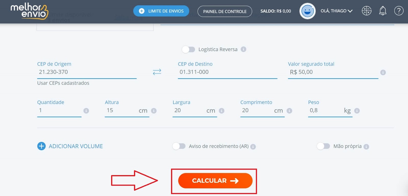 Como calcular frete para cliente e pagar menos pela entrega