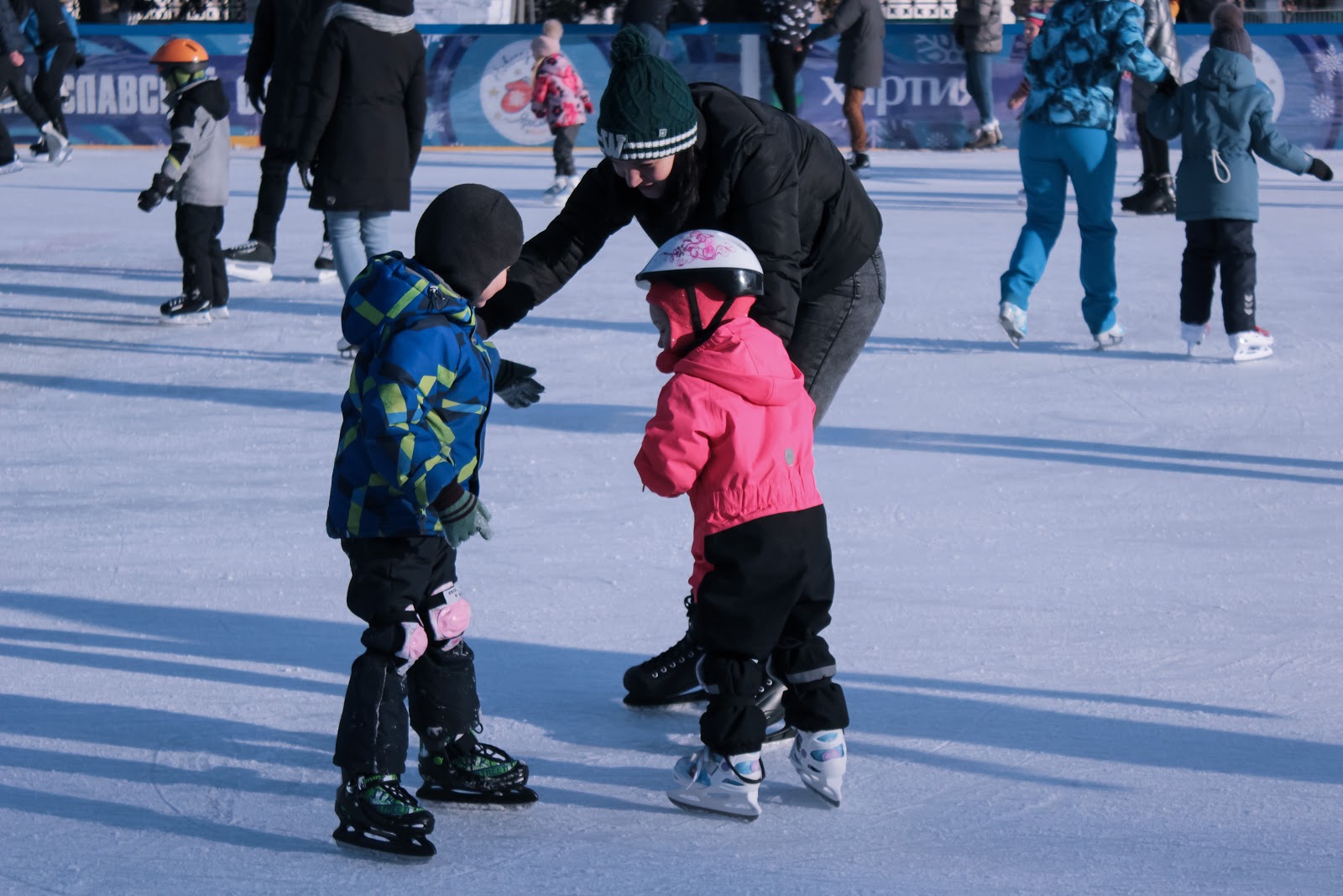 Ice skating