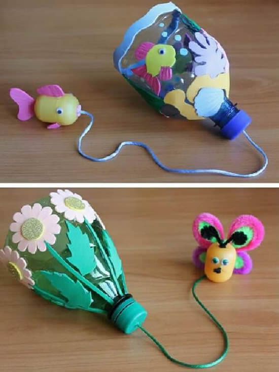 Brinquedos Reciclados com Garrafa PET