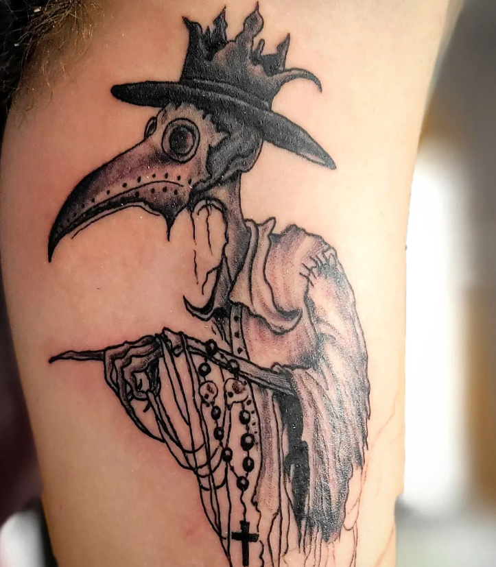 Tattoo Show Rugged Plague Doctor 