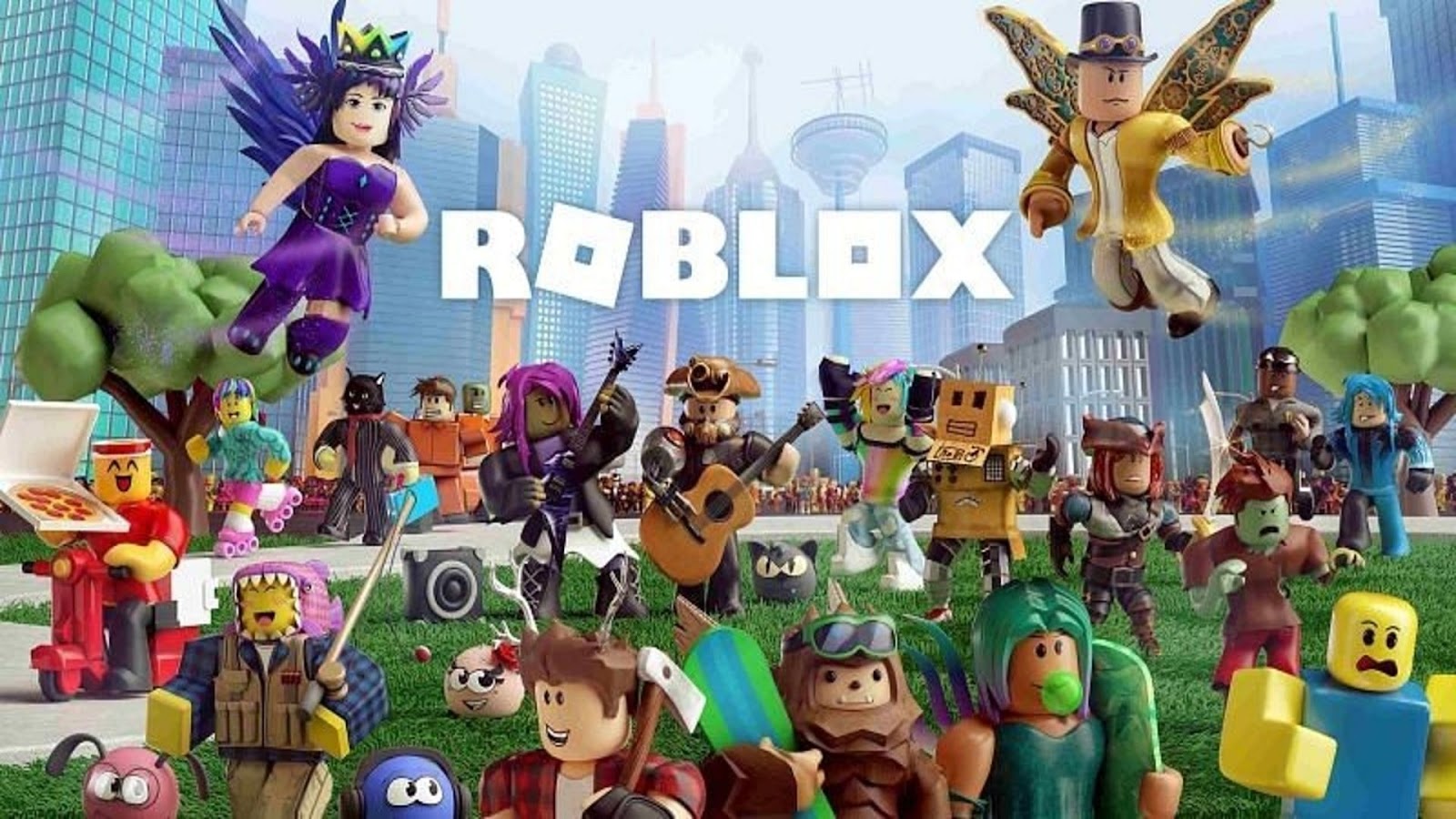 Roblox is an online game platform and game creation system. It allows users  to program games and play games created by other users. Stock Photo