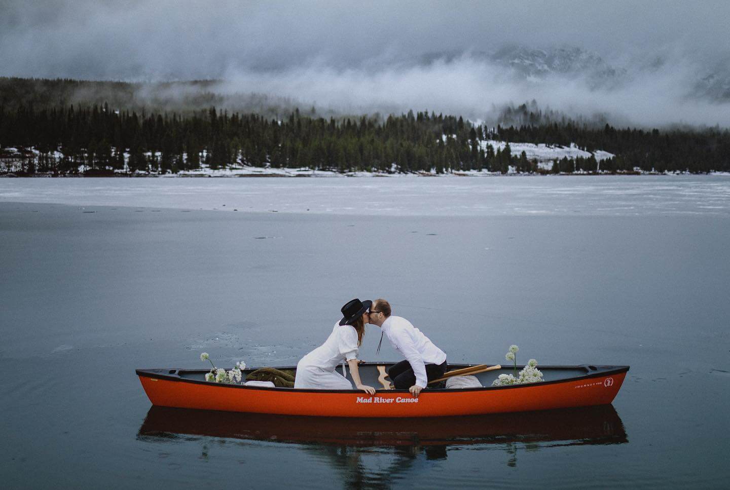 Montana elopement at Hyalite Reservoir