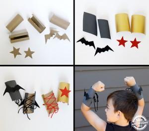 10 maneiras de brincar de super-herói - braceletes super heroi