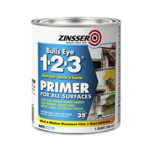 The Best Paint Primer Option: Rust-Oleum Zinsser Bulls Eye 1-2-3 Primer