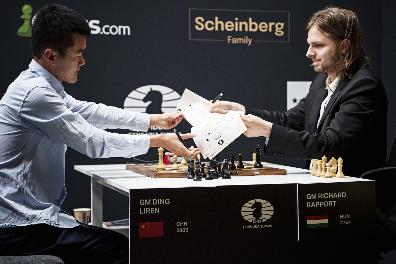 Nepomniachtchi Presses Big Advantage In Game 1, Ding Escapes