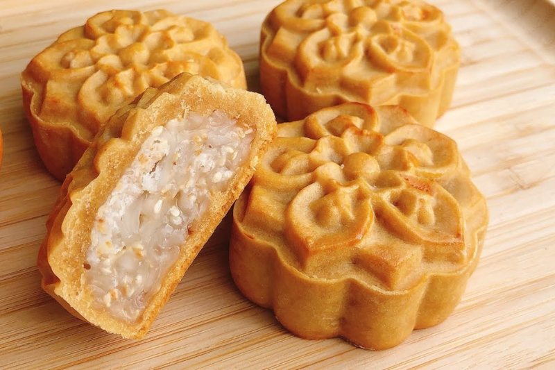 Bánh trung thu sữa dừa