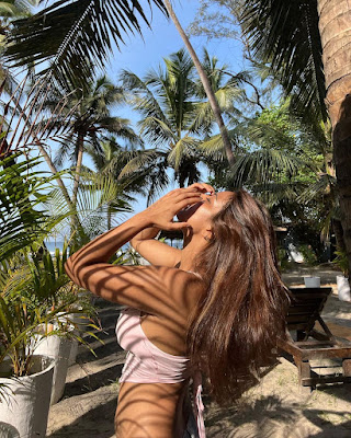 Nia sharma shared some Bold pics of holiday in Goa.