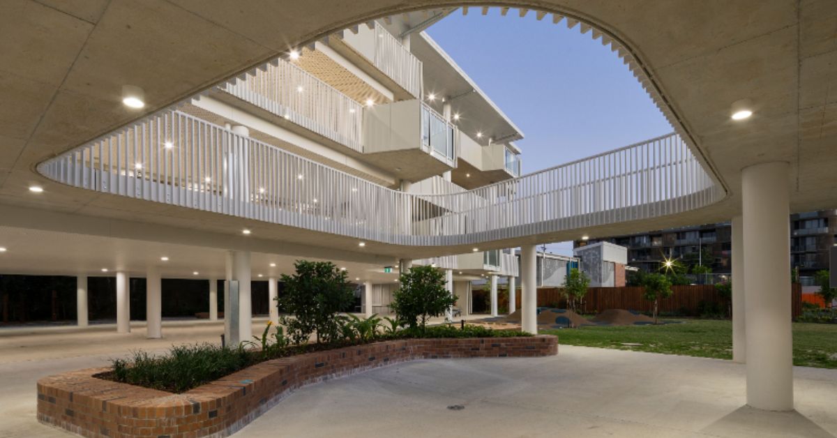 The project  delivered a new 18-classroom learning facility with an undercroft 