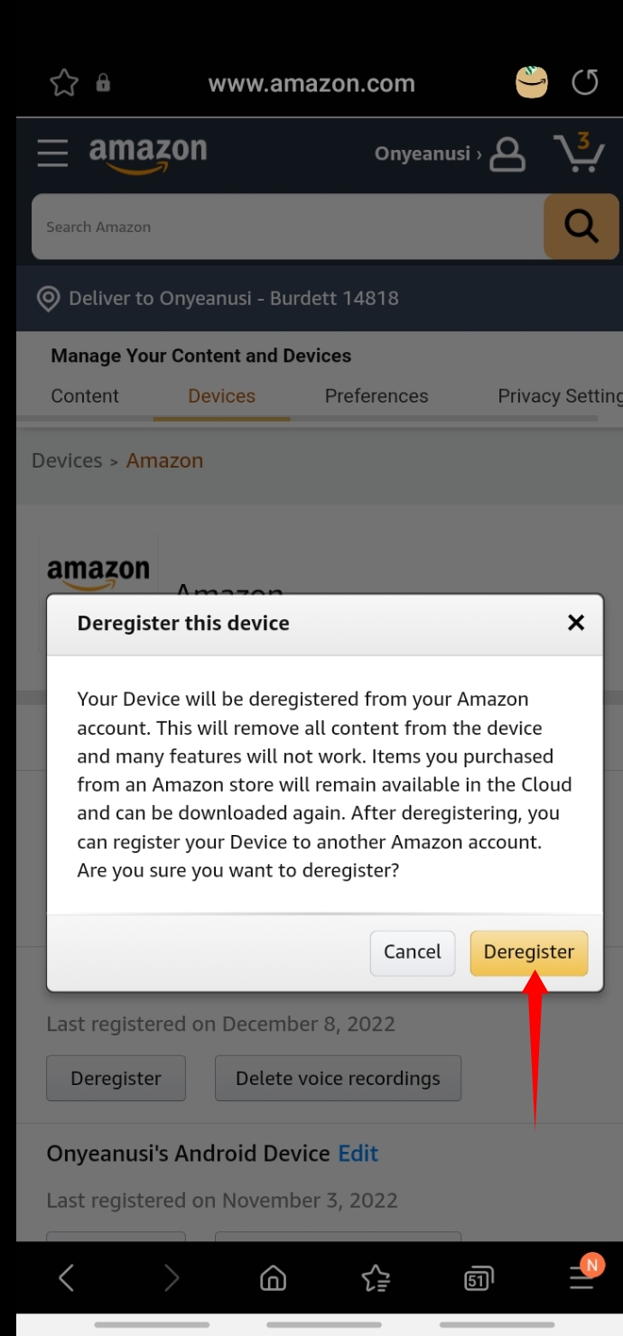 How do I sign out of all devices on Amazon?. Tutorial image 3