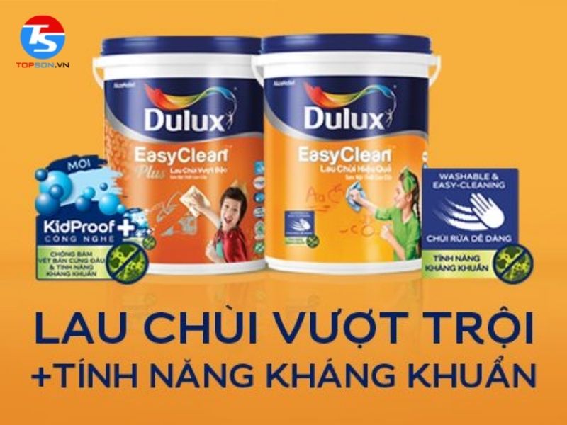 Khả năng lau chùi vượt trội