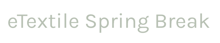 Logo of eTextile Spring Break