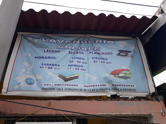 Opiniones de LAVANDERIA CRISALE en Guayaquil - Lavandería