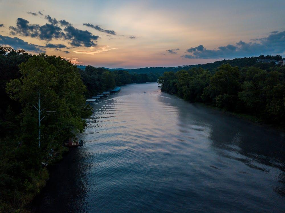 Free Aerial Photography Of Body Of Water Stock Photo