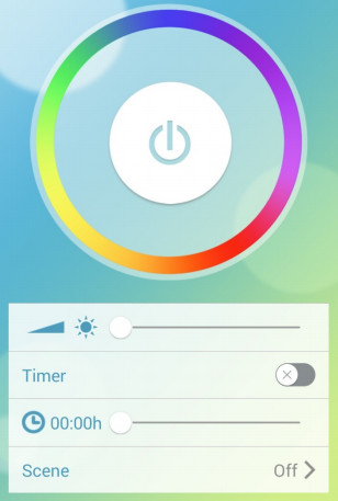Интерфейс приложения Beurer LightUp