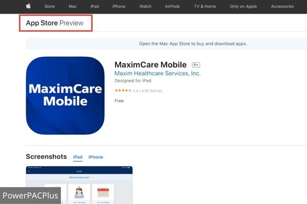 maxim time clock app on app store