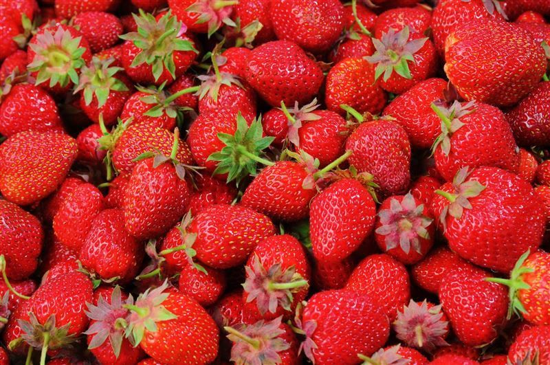 一顆顆又大又紅的草莓，香氣撲鼻、口感酸甜，深受眾人喜愛。（圖／翻攝自pexels）