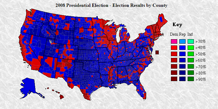 map of us counties that voted for trump Politifact Mike Pence Says Donald Trump Won Most Counties By A map of us counties that voted for trump