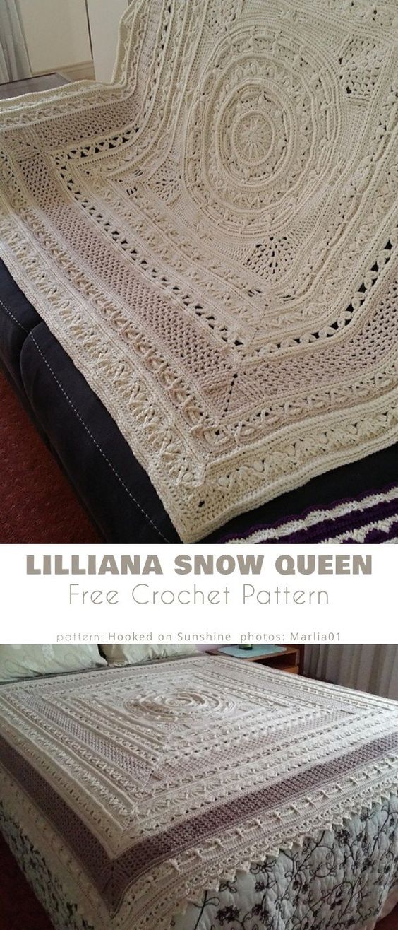 cream crochet throw with textural stitches