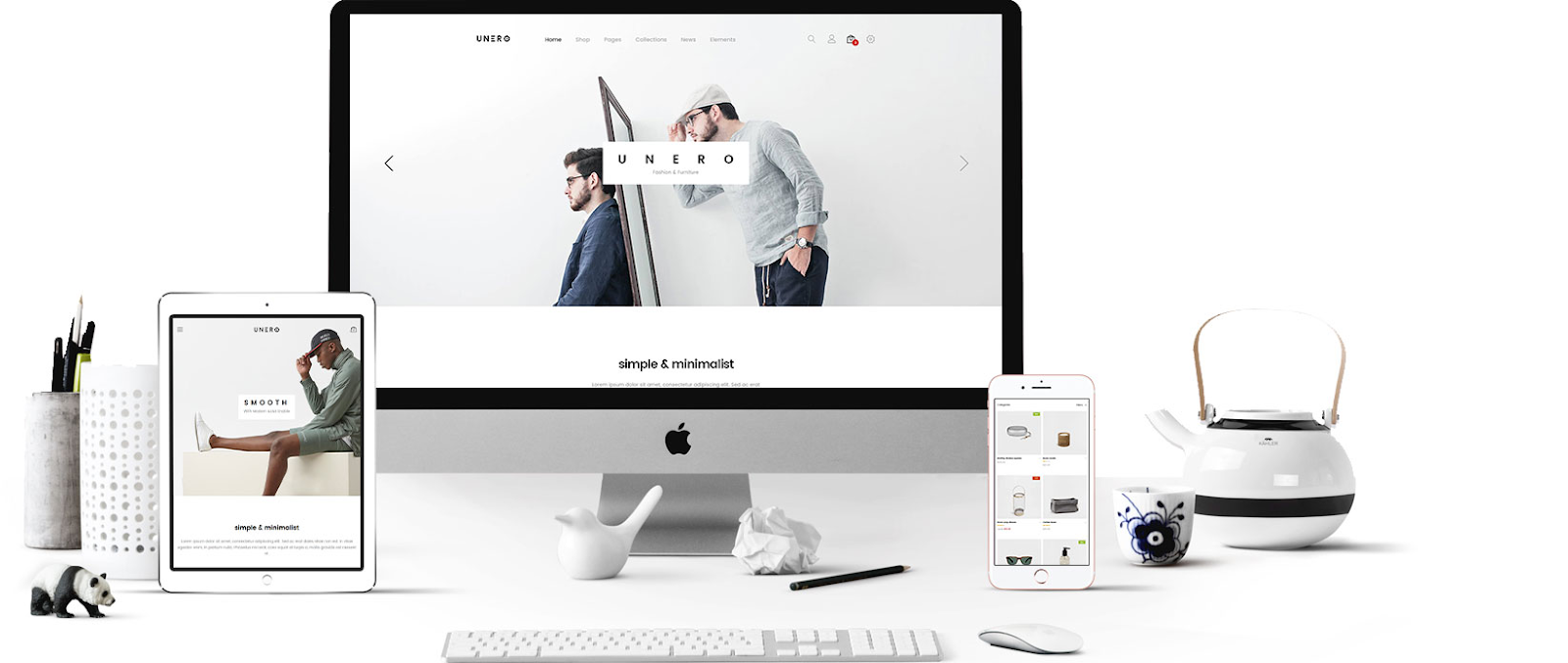 Watches magento theme Unero