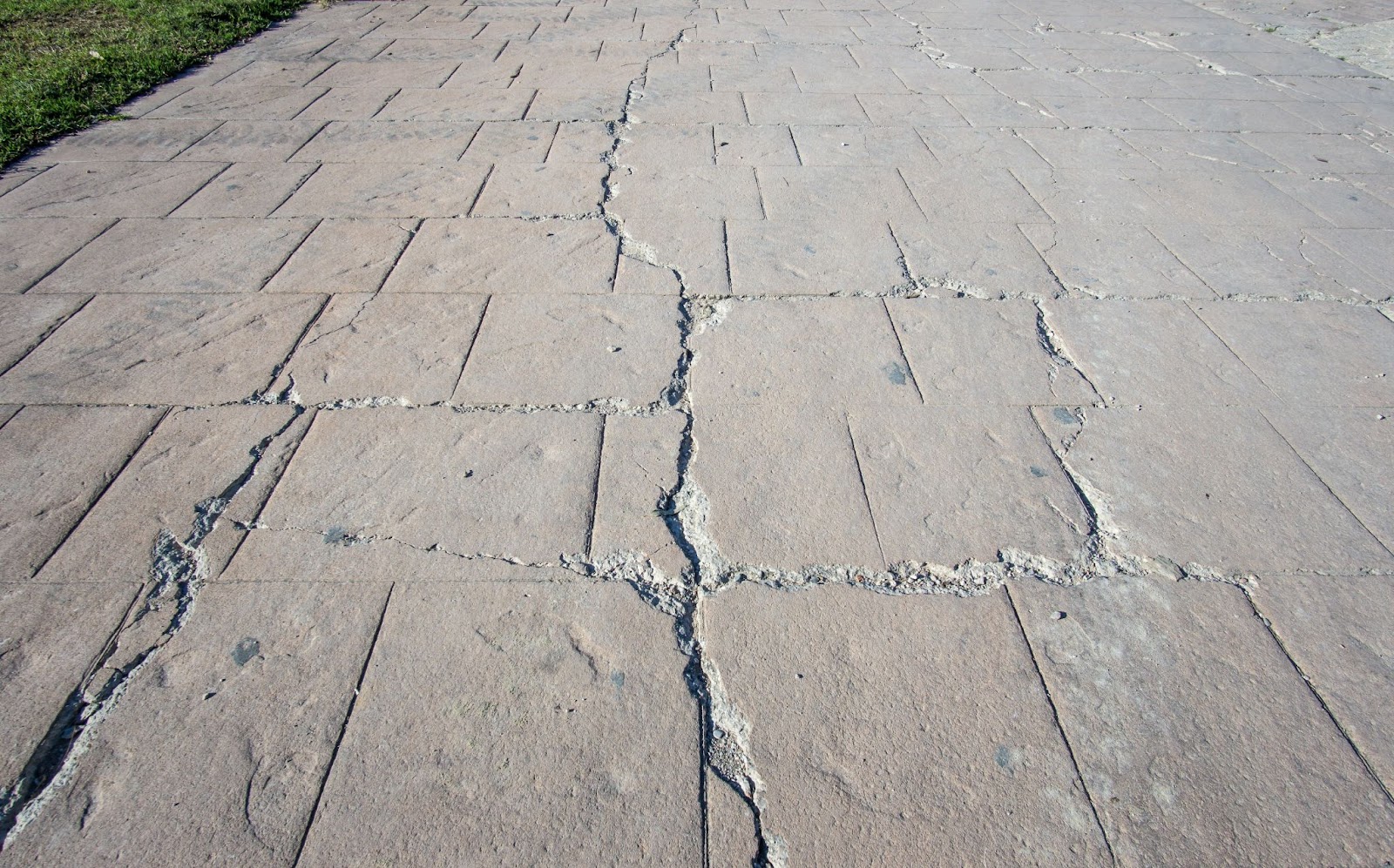 cracked concrete