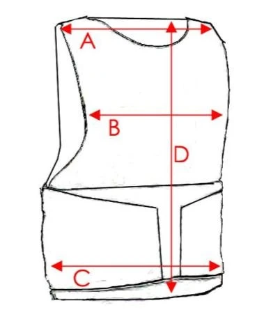 Bulletproof vest sizing guide