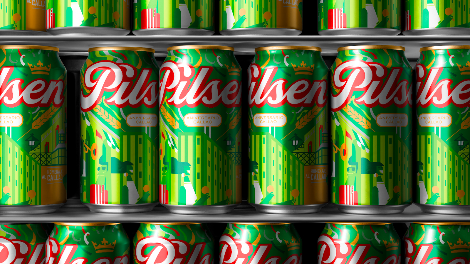 Packaging design and branding artifact from  160 Years of Pilsen Callao project